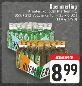 E-Center Kuemmerling kräuterlikör Angebot