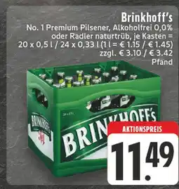 E-Center Brinkhoff's no. 1 premium pilsener Angebot