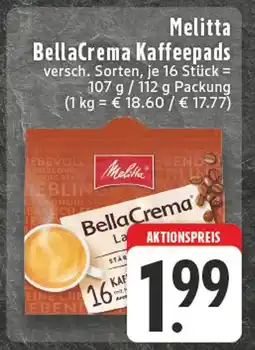 E-Center Melitta bellacrema kaffeepads Angebot