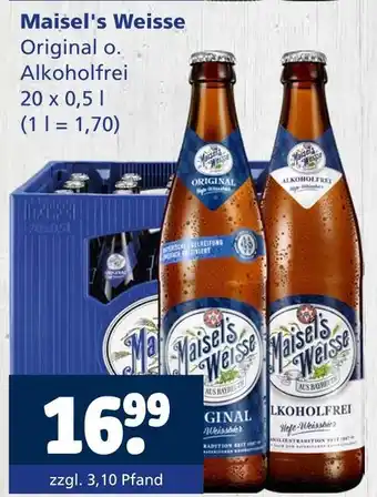 Getränkewelt Maisel's weisse original Angebot