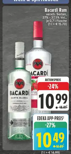 E-Center Bacardi rum Angebot