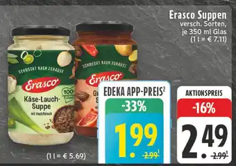 E-Center Erasco käse-lauch-suppe Angebot
