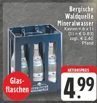 E-Center Bergische waldquelle mineralwasser Angebot