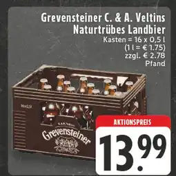 E-Center Grevensteiner c. & a. veltins naturtrübes landbier Angebot