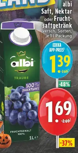 E-Center Albi saft, nektar oder fruchtsaftgetränk Angebot