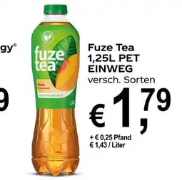 Getränkewelt Fuze tea eistee Angebot