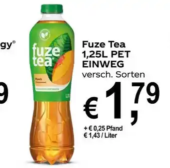 Getränkewelt Fuze tea eistee Angebot