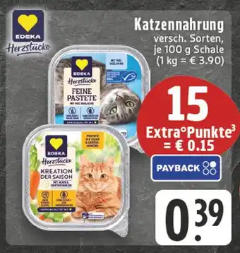 E-Center Edeka herzstücke katzennahrung Angebot
