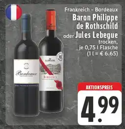 E-Center Baron philippe de rothschild oder jules lebegue wein Angebot