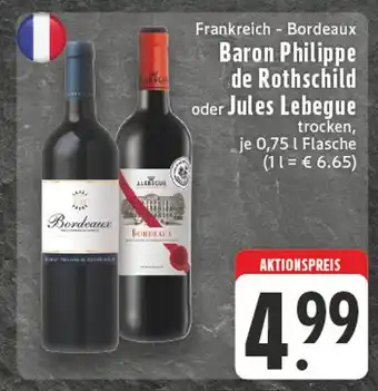E-Center Baron philippe de rothschild oder jules lebegue wein Angebot