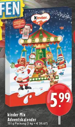 E-Center Kinder mix adventskalender Angebot