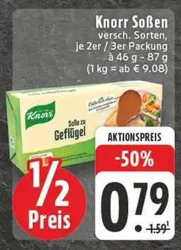 E-Center Knorr soße zu geflügel Angebot