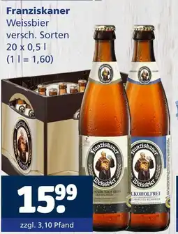 Getränkewelt Franziskaner weissbier Angebot