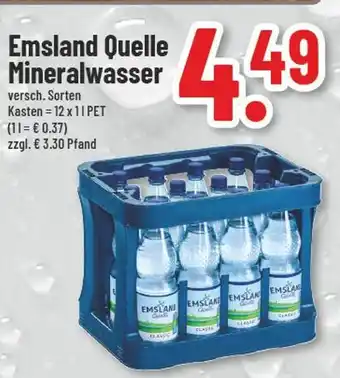 trinkgut Emsland quelle mineralwasser Angebot
