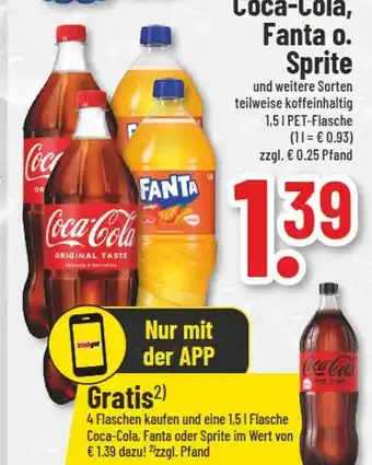 trinkgut Coca-cola coca-cola, fanta o. sprite Angebot