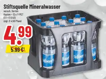 trinkgut Stiftsquelle mineralwasser Angebot