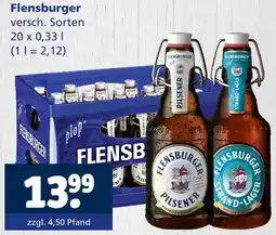Getränkewelt Flensburger bier Angebot