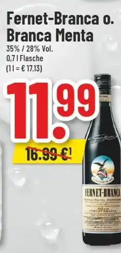 trinkgut Fernet-branca o. branca menta Angebot