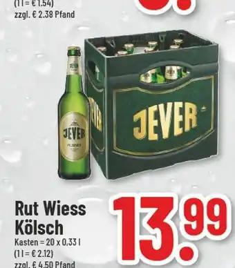 trinkgut Rut wiess kölsch Angebot