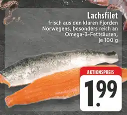 E-Center Lachsfilet Angebot