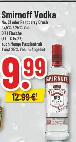trinkgut Smirnoff no. 21 Angebot