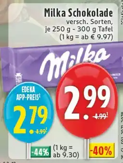 Edeka Milka milka schokolade Angebot