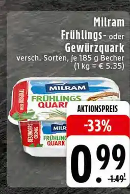 Edeka Milram frühlingsquark Angebot