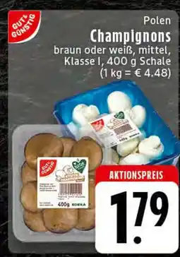 Edeka Gut & günstig champignons Angebot