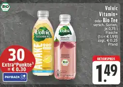Edeka Volvic vitamin+ oder bio tee Angebot