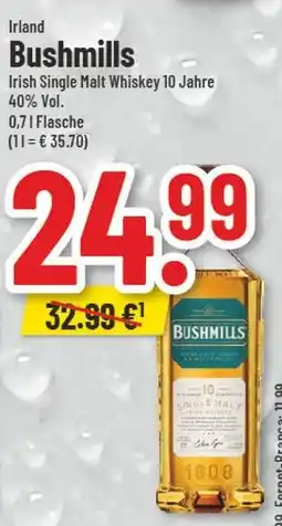 trinkgut Bushmills irish single malt whiskey 10 jahre Angebot