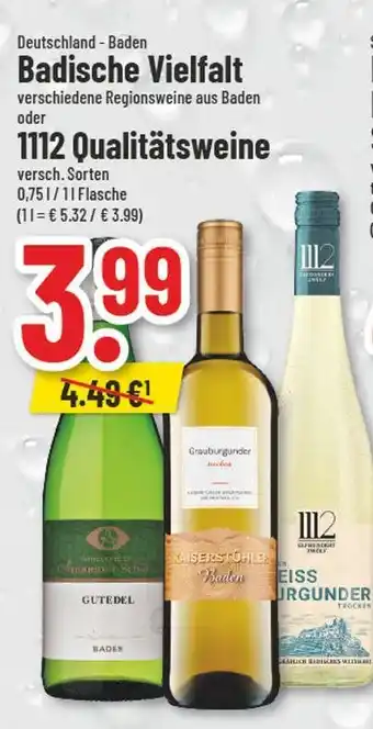 trinkgut Gutedel Angebot