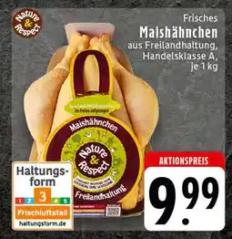 Edeka Nature & respect maishähnchen Angebot