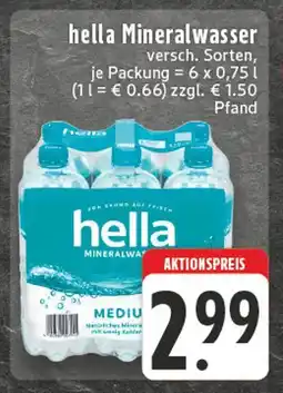 Edeka Hella mineralwasser Angebot