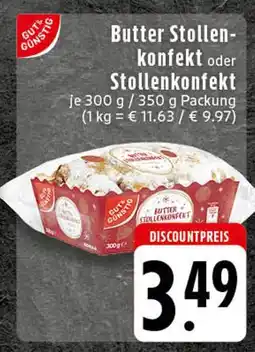 Edeka Gut & günstig butter stollenkonfekt Angebot