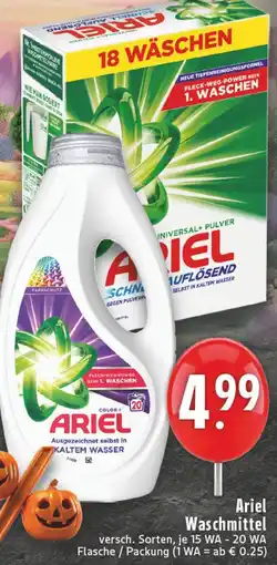 Edeka Ariel waschmittel Angebot