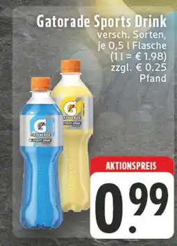 Edeka Gatorade sports drink blue Angebot