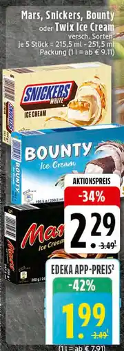Edeka Mars ice cream Angebot