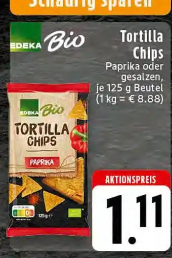 Edeka Edeka bio tortilla chips Angebot