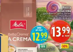 Edeka Melitta bellacrema Angebot