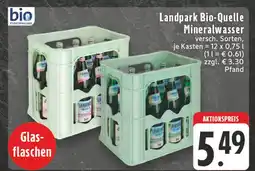 Edeka Landpark bio-quelle mineralwasser Angebot