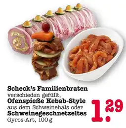 E-Center Scheck's familienbraten Angebot