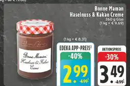 Edeka Bonne maman haselnuss & kakao creme Angebot