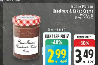 Edeka Bonne maman haselnuss & kakao creme Angebot