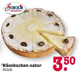 E-Center Scheck-in manufaktur käsekuchen natur Angebot