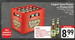 Edeka Traugott simon pilsener oder pilsener 0,0% Angebot