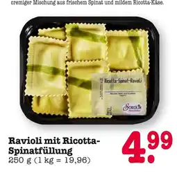 E-Center Ravioli mit ricotta-spinatfüllung Angebot