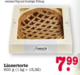 E-Center Check-in linzer torte Angebot