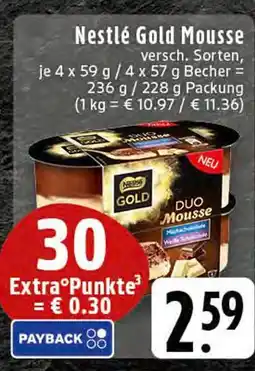 Edeka Nestlé gold mousse milchschokolade weiße schokolade Angebot