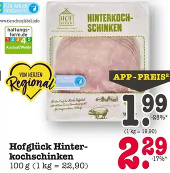 E-Center Hofglück hinterkochschinken Angebot