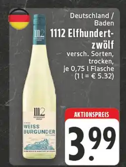 Edeka 1112 elfhundertzwölf weiss burgunder Angebot